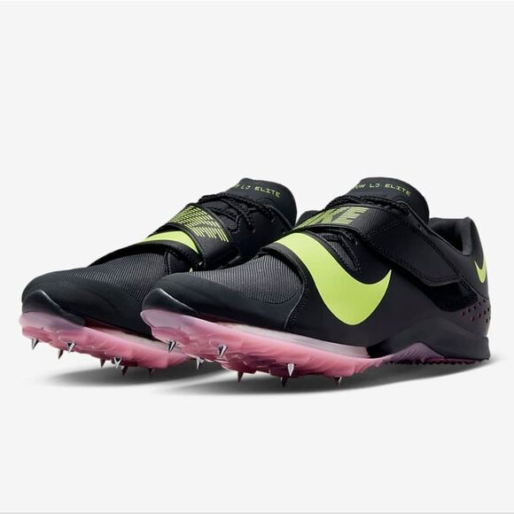 Nike Air Zoom LJ Elite Long Jump Shoes Track Black Volt Women's 10 CT0079-001 - Picture 2 of 11